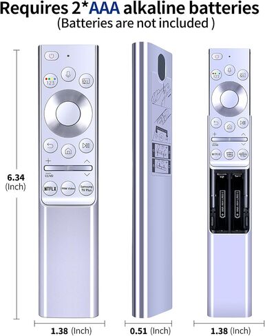 BN59-01346A Replacement Voice Remote for Samsung The Terrace Partial Sun TV, Compatible Models QN75LST7TAFXZA QN65LST9TAFXZA QN55LST7TAFXZA QN75LST9TAFXZA QN65LST7TAFXZA QN55LST7TAF QN65LST7TAF in Saudi Arabia