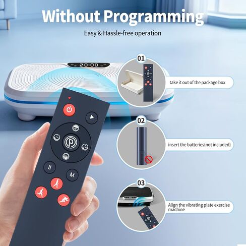 Replacement Remote Control for GDCOO/SoftGym/TISSCARE/HOTWAVE/Taevno/JOROTO Vibration Plate Exercise Machine, S1600 in Saudi Arabia