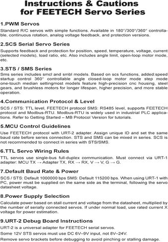 FEETECH Serial Bus Servo Driver Board, Integrates Servo Power Supply and Control Circuit, for ST/SC Series Serial Bus Servos, Supports 253 ST/SC Series Serial Bus Servos at The Same Time in Kuwait