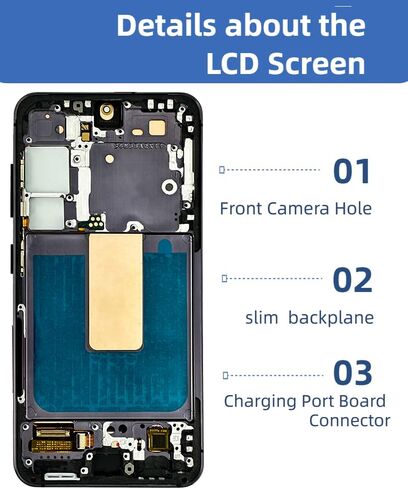 for Samsung Galaxy S23 5G Screen Replacement with Frame in Saudi Arabia