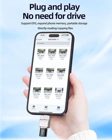 Lightning OTG 2 in 1 Adapter Micro SD Card Reader with USB Port for iPhone 14 13 12 11 Pro for ipad Air USB Flash Drive Camera File Transfer Keyboard Mouse Accessories in Kuwait