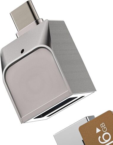 Lightning OTG 2 in 1 Micro SD Card Reader with USB Port Adapter for iPhone 14 13 12 11 Pro for ipad Air USB Flash Drive Camera File Transfer Keyboard Mouse Accessories in Kuwait