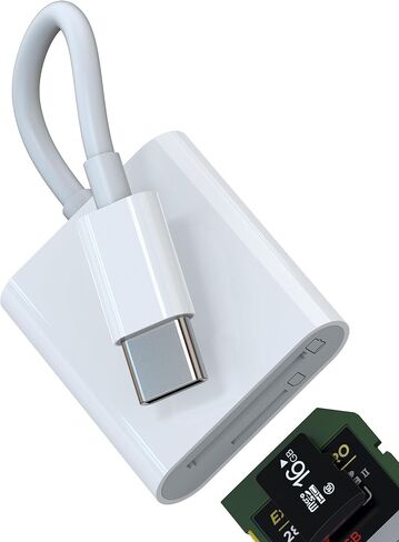 USB C SD and Micro SD Card Reader for iPhone 16 15 Pro Max TF Card External Memory Adapter Compatible with Samsung Galaxy S24 for ipad USB 3.0 Compact Flash External Reader in Kuwait