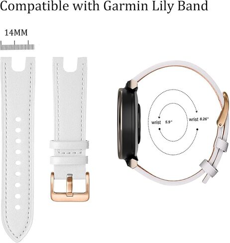 حزام جلدي لـ Garmin Lily، حزام أعمال للسيدات من Garmin Lily in Kuwait