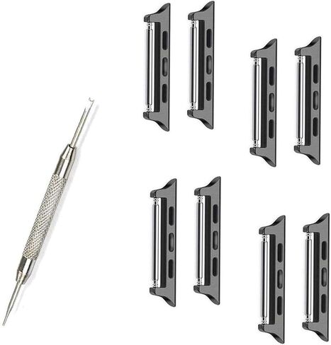 4 Pairs Spring Bar Watch Strap Connector with Tool for Apple Watch Band in Kuwait