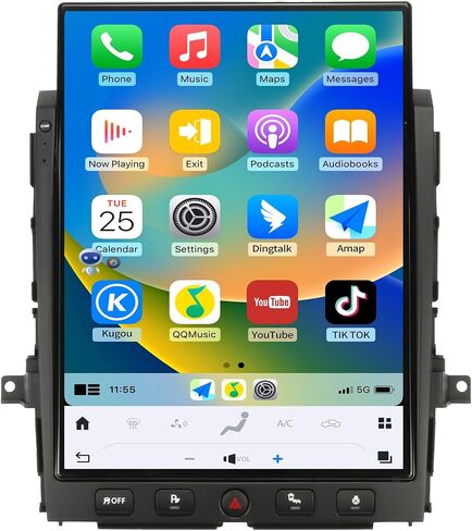 Car Radio for Nissan Titan 2016 2017 2018 2019 (Auto AC) Stereo 15.6" in Kuwait