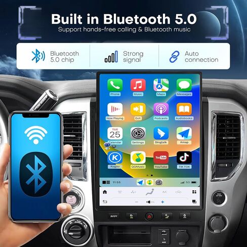 Car Radio for Nissan Titan 2016 2017 2018 2019 (Auto AC) Stereo 15.6" in Kuwait
