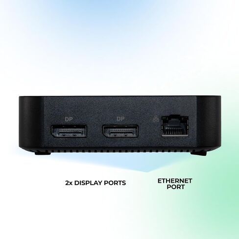 Universal USB-C Mini Dock by Dynabook - Dual DisplayPort, Ethernet, USB-C Hub, 5 USB Ports, Compact Laptop Docking Station for USB-C Computers, Laptops, Tablets & More in Kuwait