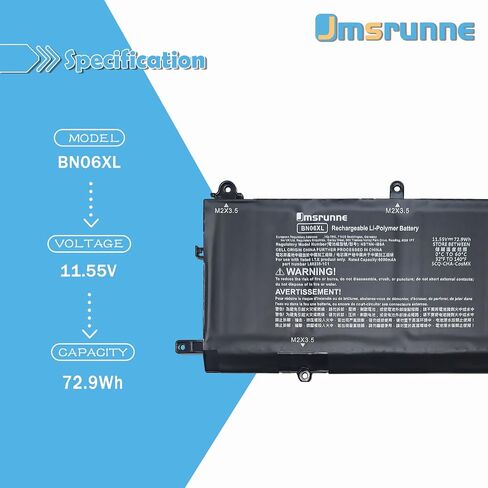 BN06XL L68299-005 Laptop Battery Replacement for HP Spectre X360 Convertible 15-EB0005NI X360 15 15-EB 15-EB0005UR Series Notebook BN06072XL HSTNN-IB9A L68235-1C1 68299-0055 in Kuwait