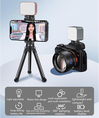المهنية 36 LED لوحة ضوء 1100mAh بطارية المحمولة ملء للهواتف الذكية DSLR كاميرات العمل الحذاء البارد 1 / 4Hole الهاتف الذكي التصوير الفوتوغرافي in Kuwait