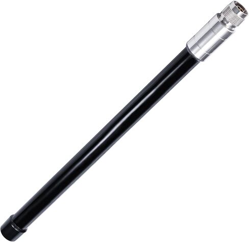 Bingfu Fiberglass 915mhz Lora Antenna Black with Adapter Compatible with Meshtastic Solar Node Repeater SX1276 SX1262 nRF52840 Wireless Module Mesh Node LoRaWAN IoT Gateway Lora Development Board in Kuwait