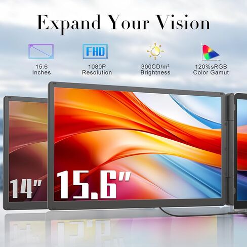 Teamgee Laptop Screen Extender FHD IPS Portable Monitor 15.6" in Saudi Arabia
