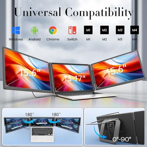Teamgee Laptop Screen Extender FHD IPS Portable Monitor 15.6" in Saudi Arabia