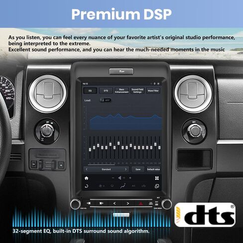 Car Stereo for Ford F150 Radio Upgrade, Fit 2013 2014,12.1inch Touch Screen, Support Carplay and Android Auto, 4GB RAM+64GB ROM, SWC, 4G/WiFi, DSP, Bluetooth in Saudi Arabia