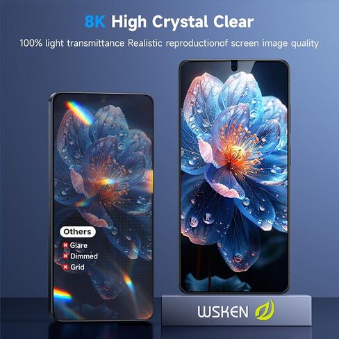 WSKEN for Samsung Galaxy S26 Ultra Screen Protector - Case Friendly in Kuwait