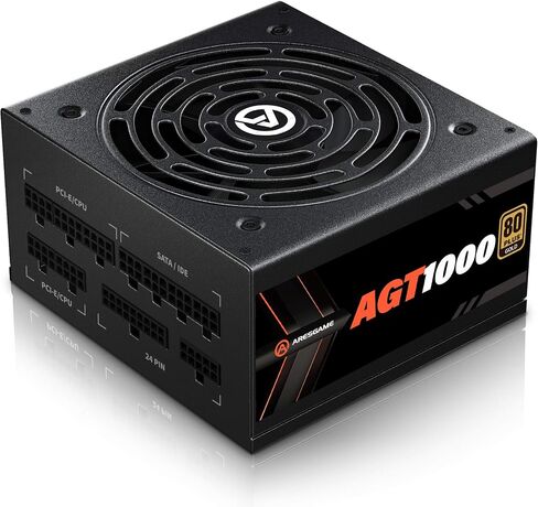 ARESGAME Power Supply 1000W 80+ Gold Fully Modular PSU in Kuwait