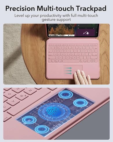ESR for iPad Air 13 Inch Case Keyboard M4/M3/M2 (2026/2025/2024), trackpad in Kuwait