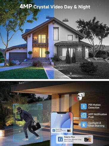 Noorio 4G LTE Cellular Solar Security Camera Wireless Outdoor in Kuwait