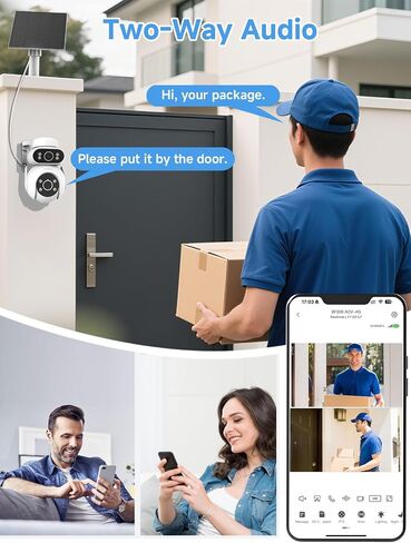 Noorio 4G LTE Cellular Solar Security Camera Wireless Outdoor in Kuwait