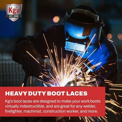 Kg's XTREME Heavy Duty Boot Laces made from 100% Kevlar and Nylon, Virtually Indestructible Boot Laces in Kuwait