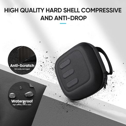 Q3S Hard Carrying Case for Meta Quest 3/Quest 3S VR Headset, Touch Controller, Original Fabric Strap & Accessories, Ideal for Travel & Home Storage with Comfort Protection in Kuwait