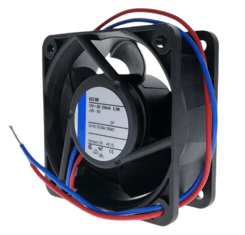 12V 622HH 295mA 3.5W 6025 مروحة تبريد 2 سلك in Kuwait