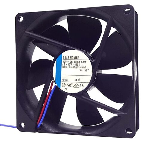 12V 3412NGMER 88mA 1.1W 9225 مروحة تبريد 2 سلك in Kuwait