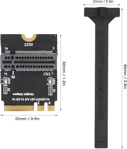 Adapter Card for NVME SSD, Compact Vertical Design for 2280 Type in Saudi Arabia