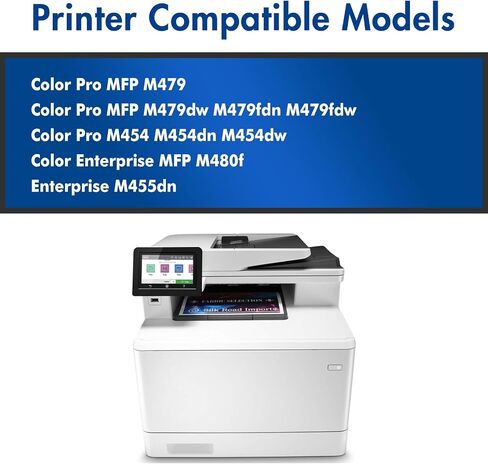 414A Toner Cartridges 4 Pack for HP 414X High Yield MFP M479fdw (with Chip) in Saudi Arabia