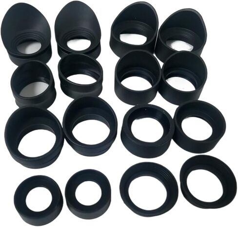2pcs Rubber Eye Cups Guards Eye Shields for Stereo Biological Microscope Telescope Scope Eyepieces Inner Diameter 30-40mm in Kuwait