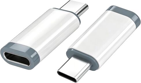 [Not for Wired Earbuds] Lightning to USB C Adapter for Charging & Data 2PC in Saudi Arabia