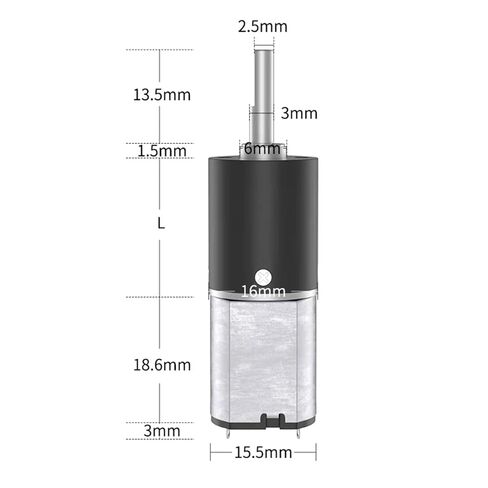 1pcs GA16-030 DC Planetary Gear Motor 6V Adjustable Speed 12V Forward and Reverse Rotation Power Tool Accessories(12rpm,12V) in Saudi Arabia