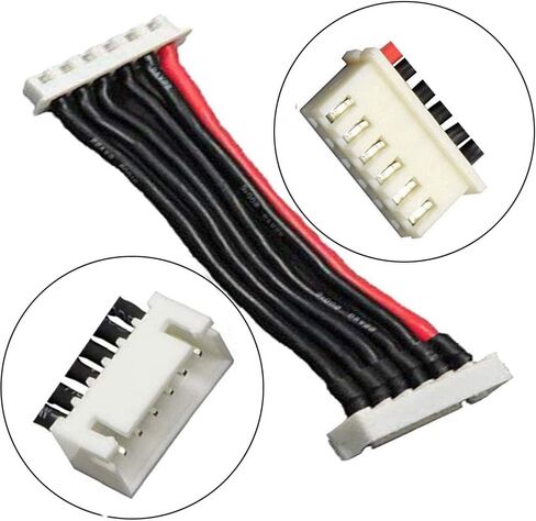 2S/3S/4S/5S/6S Battery Balance Charger Silicone Wire Extension Lead JST-XH Connector Adapter Plug Battery Wire Balance Leads Extension Cable for Li-Po Batteries(5s) in Saudi Arabia
