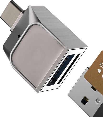 Type C to USB A OTG Adapter(2 in 1) 3.0 MicroSD Reader for Apple for iPhone 15 for ipad for MacBook Compatible for Samsung Photo Transfer Memory Backup Flash Drive Camera Data Sync Android Storage in Saudi Arabia