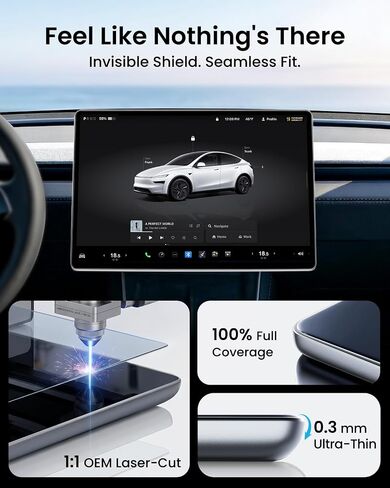 REEVAA Tesla Screen Protector for Model Y/YL 2026, 16" Matte, 2PCS in Saudi Arabia