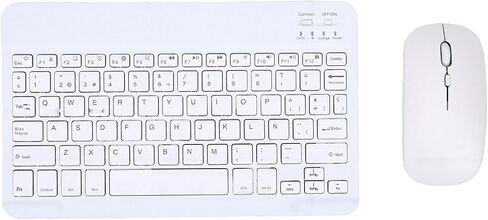 Wireless Portable Spanish Layout Keyboard and Mouse Combo (Black) in Kuwait