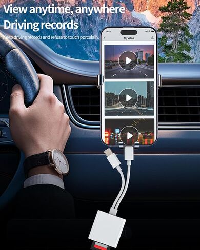 Lightning to USB C Adapter Micro SD SD Card Reader for iPhone 15Pro Max for iPad Compatible with Samsung Type C to Lightning Memory Card Camera Flash Backup Photo Storage Data Transfer Cable in Kuwait