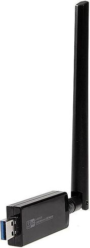 1200Mbps USB WiFi Adapter, RTL8812AU Dual Band 2.4GHz/5GHz 802.11ac Wireless Network Dongle with External Antenna, 2T2R MIMO, WPA/WPA2, Compatible with Windows/Mac/Linux in Kuwait