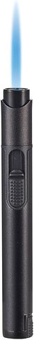 Visol Stormy Butane Torch Lighter Single Flame Refillable Gas Lighter, Built-in Punch, Detachable Holder and Poker, Fuel Window and Windproof Adjustable Flame Lighter (Shipped Without Butane) in Saudi Arabia