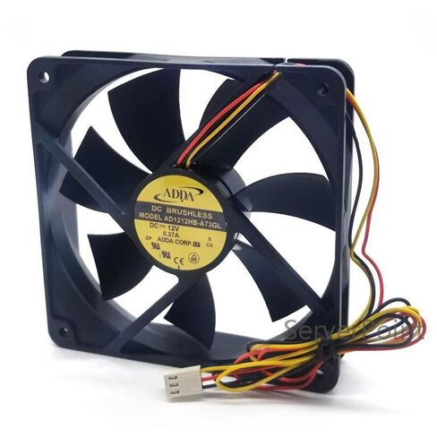New Cooler Fan AD1212HB-A73GL 3 Wires DC12V 0.37A Cooling for ADDA 12025 120 * 120 * 25MM Fan in Saudi Arabia