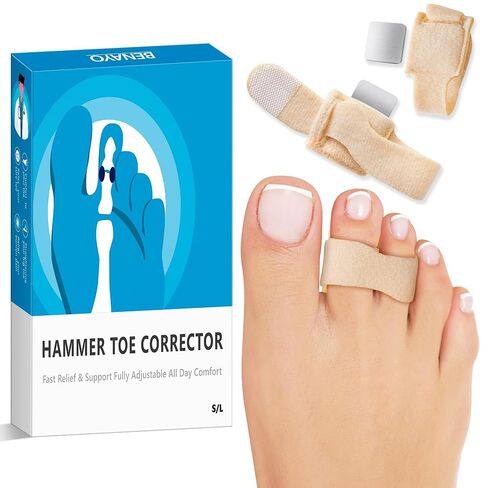 2-Pack Hammer Toe Straightener Wraps for Women & Men,Adjustable Toe Splint in Saudi Arabia