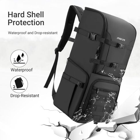 MOSISO Camera Backpack, Waterproof Telephoto Long Lens Bag, Black in Kuwait