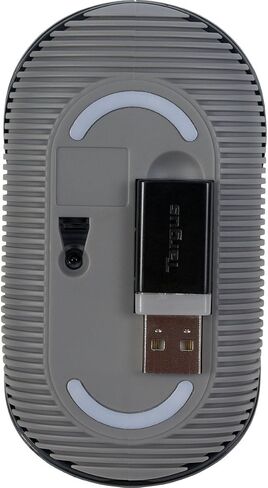 Targus Wireless Mouse with Blue Trace Technology for Tracking, Includes Micro USB Receiver and 2 Batteries, Black and Gray (AMW50US) in Kuwait