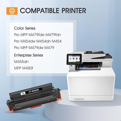 414X Toner Cartridges 4 Pack High Yield for HP 414A 414 W2020X MFP M479fdw in Kuwait