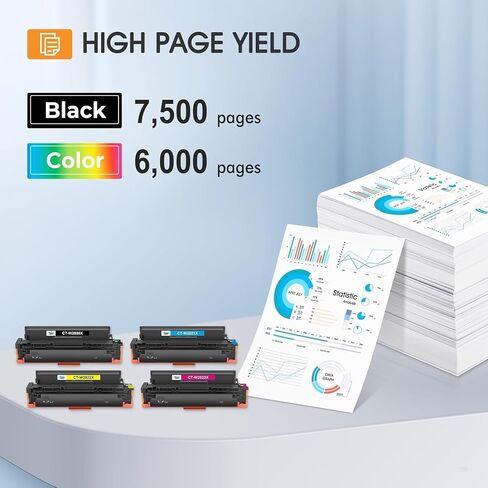 414X Toner Cartridges 4 Pack High Yield for HP 414A 414 W2020X MFP M479fdw in Kuwait