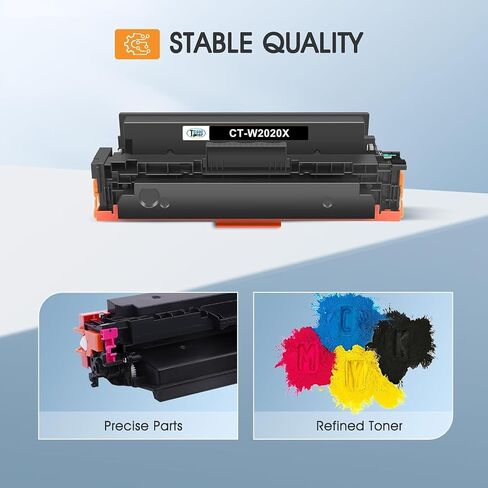 414X Toner Cartridges 4 Pack High Yield for HP 414A 414 W2020X MFP M479fdw in Kuwait