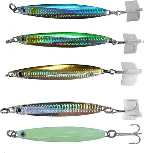 5pcs 5.25oz Colt Sniper jigs 150g coltsniper jig with a 3561D-DT MUSTAD 3X Strong Forge High Carbon Steel Treble Hook - 5 Colors Set in Kuwait