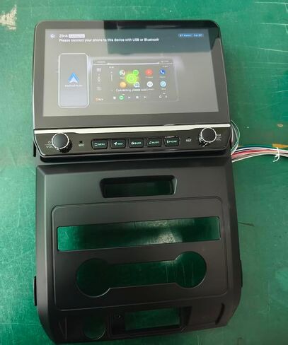 Car Radio Stereo for Ford F150 2009 2010 2011 2012 2013 2014 with Wireless Carplay Android Auto 10inch Touchscreen Navigation Bluetooth/GPS/5G WiFi/Backup Camera/SWC/Volume Knob/FM in Kuwait