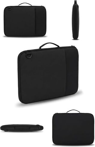 SODEF Multi-Purpose Tablet Sleeve Bag for 8.7-12.9 Inch Tablets | Hand/Shoulder Carry Organizer | Black | Padded Compartment - Black in Kuwait