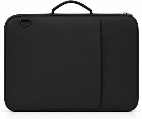 SODEF Multi-Purpose Tablet Sleeve Bag for 8.7-12.9 Inch Tablets | Hand/Shoulder Carry Organizer | Black | Padded Compartment - Black in Kuwait